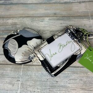 Vera Bradley Luggage ID Tag Camellia Mirror Teacher Set Floral